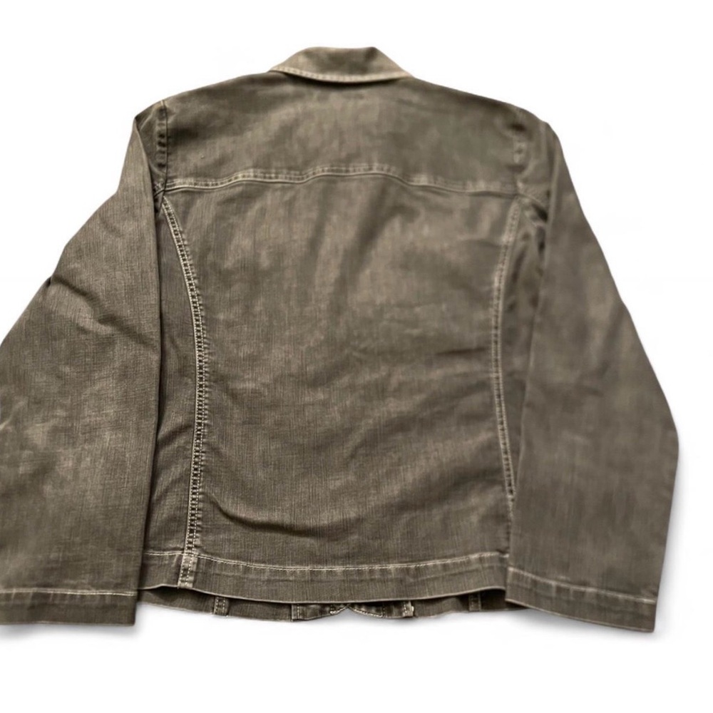 Women’s Pendleton Gray Denim Button Up Jacket Siz… - image 4